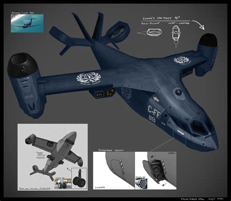 Vtol Aircraft Concept Art