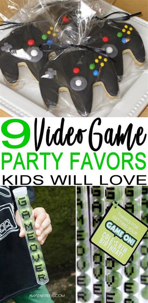 Video game party favors! Coolest party favors for a video game theme party. | Video game party ...