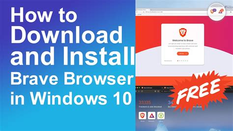 How to download and install brave browser on windows 10 - YouTube