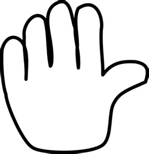 Left Hand Outline - ClipArt Best