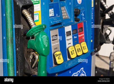 Self Serve Gasoline Pump, Gas Station , USA Stock Photo - Alamy