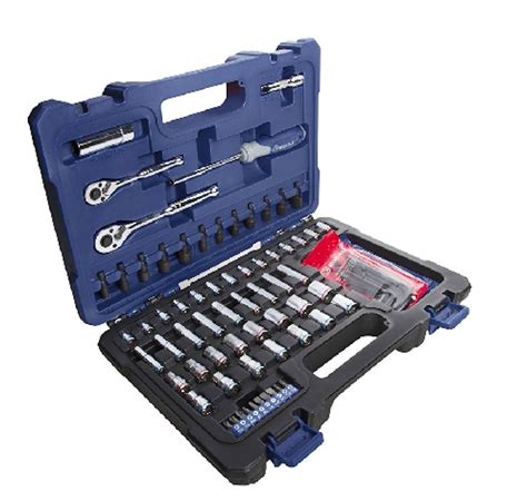 Kobalt 93-Piece Standard (SAE) and Metric Mechanic's Tool Set with Hard Case - Walmart.com ...