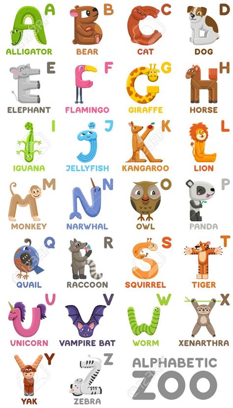 Alphabet Animals Printable