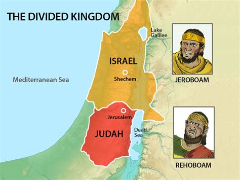 A Lifestyle of Peace: The Kingdom Divided: Israel Splits between ...