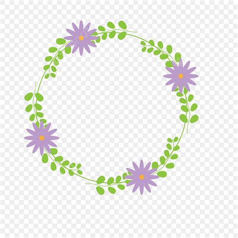 Garland Border, Small Fresh, Plant, Wreath PNG and Vector with ...