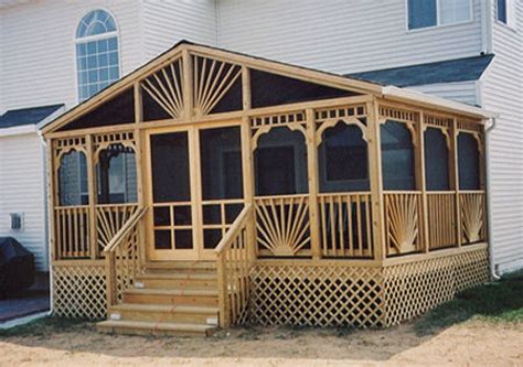 decks and patios | Screened in patio, Porch design, Mobile home porch