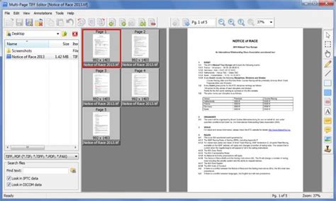 View Multi-Page TIFF Editor screenshot