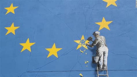 Banksy Brexit mural unveiled on day of French vote - CNN