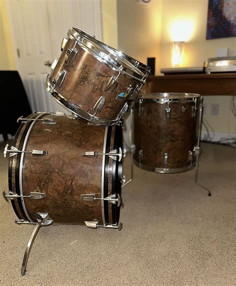 Ludwig Vintage 6 Ply Drum Kit 12/13/16/22 Early 1980’s - | Reverb