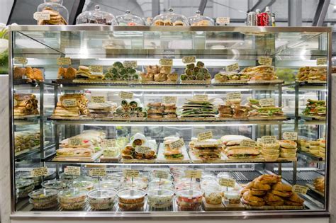 deli display, photo: Tom Blanchford | Cafe display, Deli cafe, Food shop