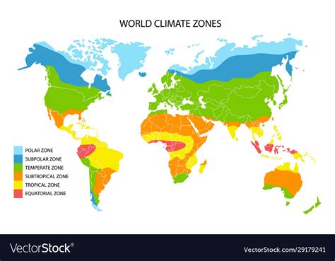 Climate Zone Map World - United States Map