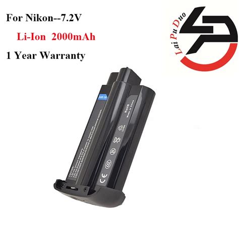 High Quality 2000mAh Brand New Replacement Battery For Nikon EN 4 D1 ...