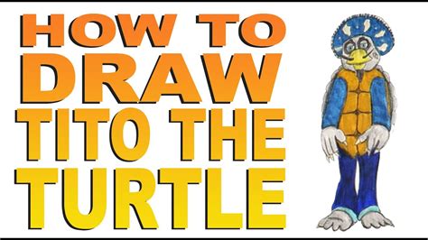 How to draw Tito the Turtle (Willy's Wonderland) - YouTube