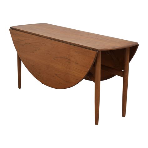 54% OFF - Danish Modern Drop Leaf Dining Table / Tables | Drop leaf dining table, Dining table ...