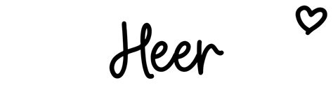 Heer - Name meaning, origin, variations and more