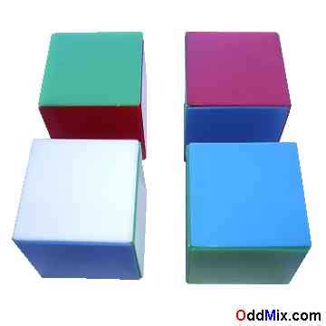 Puzzle Four Colored Cubes Classic Game