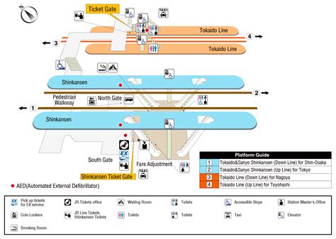 Maps of station layouts | Central Japan Railway Company