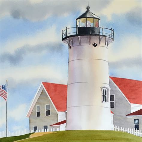 Make an Offer Cape Cod Lighthouse Original! - P.J. Cook Artist Studio