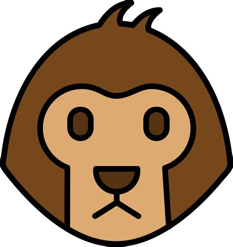 Monkey Vector Icon 20466797 Vector Art at Vecteezy