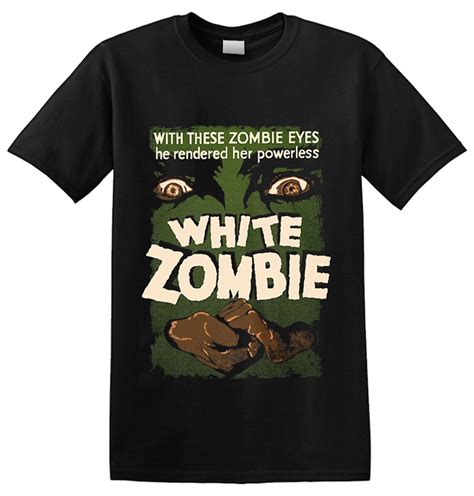 White Zombie 'Poster' (Black) T-Shirt