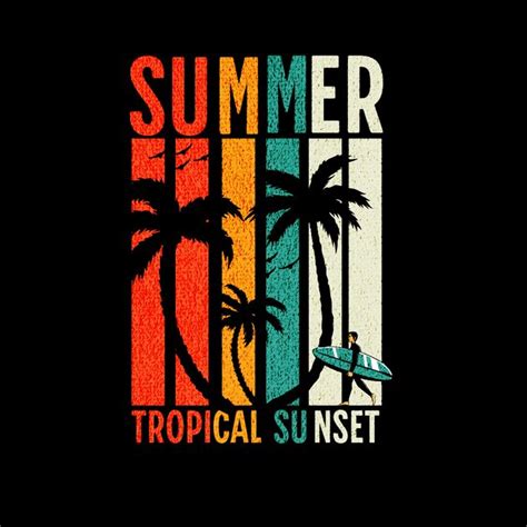 Summer T shirt Design T-Shirt Design Template — Customize it in Kittl