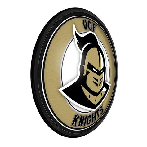 UCF Knights: Mascot - Round Slimline Lighted Wall Sign