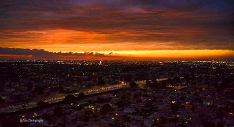 View of downtown LA during sunset. | Focal World