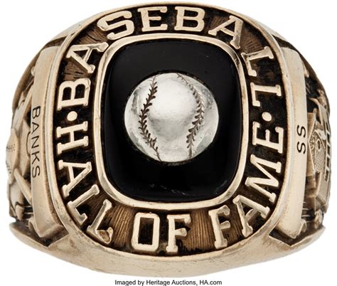 1977 Ernie Banks Baseball Hall of Fame Induction Ring.... Baseball ...