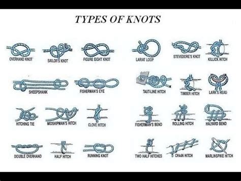 you need to know 7 basic knots / basic climbing knots #basicknots #knots #climbingknot - YouTube