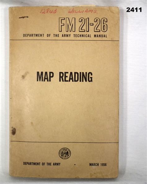 Manual - MANUAL, MAP READING, Department of Army, C. 1956