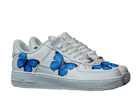 Nike AF1 - Butterflies: Hand Painted Custom Nike Air Force 1 - Killer ...