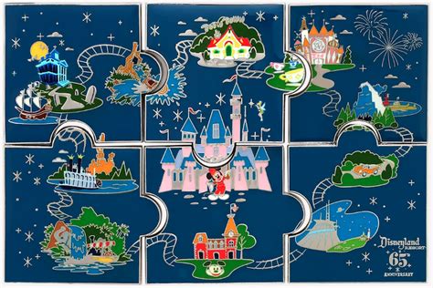 Disneyland 65th Anniversary Puzzle Blind Box Pins at BoxLunch - Disney ...