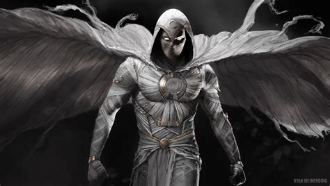 Moon Knight ceremonial armor concept art by Ryan Meinerding : MoonKnight