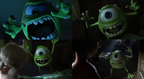 Mike Wazowski Scares (Monsters University) by dlee1293847 on DeviantArt