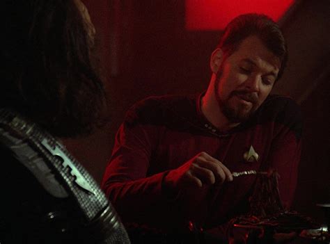 KLAG: Klingons do not express feeling the way you do. RIKER: Perhaps ...