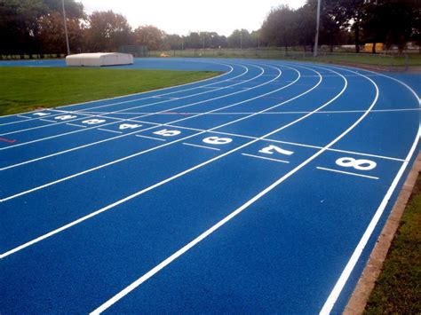 Standard Size and Dimensions of Athletics Running Tracks - Sports and Safety Surfaces | Running ...