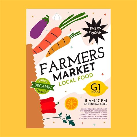 Farmers Market Flyer Images - Free Download on Freepik