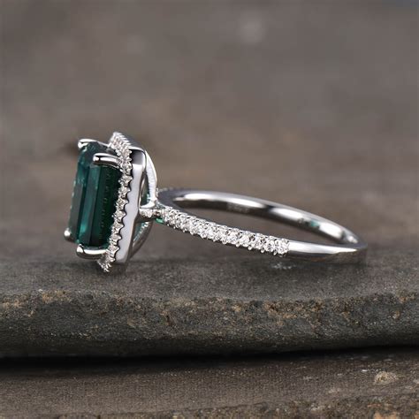 Emerald Ring May Birthstone Ring Emerald Engagement Ring | Etsy