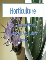 History of Horticulture.ppt - What is Horticulture Horticulture applied plant science working ...