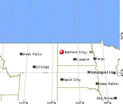 Watford City, North Dakota (ND 58854) profile: population, maps, real estate, averages, homes ...