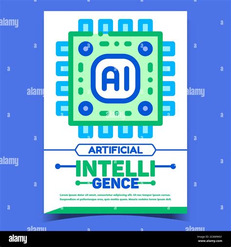 Ai Artificial Intelligence Advertise Banner Vector Stock Vector Image & Art - Alamy