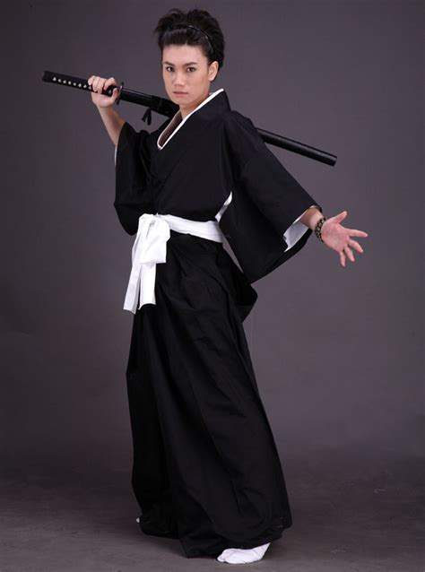 Bleach Soul Reaper Kimono Uniform Cosplay Costumes | cosercosplay.com