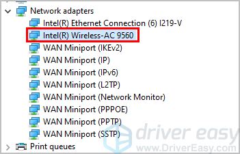 Intel Wireless AC 9560 Driver Download & Update - Driver Easy