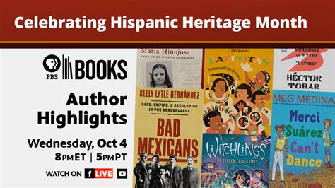 2023 Hispanic Heritage Month - Author Highlights - PBS Books