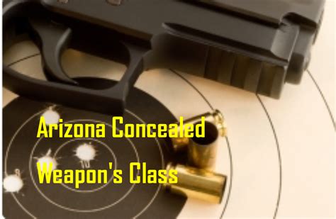 AZ Concealed Weapon Permit Class – Dodd School of Real Estate