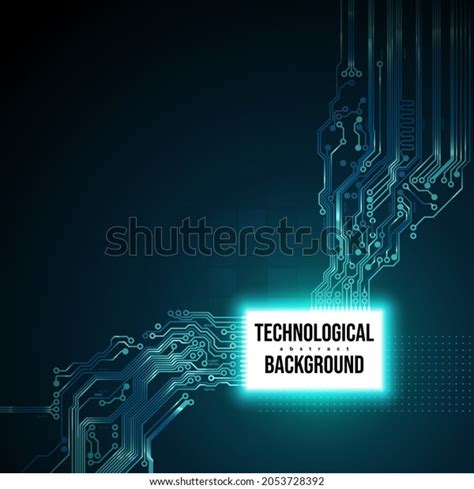 Circuit Board Background Concept Design Space Stock Vector (Royalty Free) 2053728392 | Shutterstock