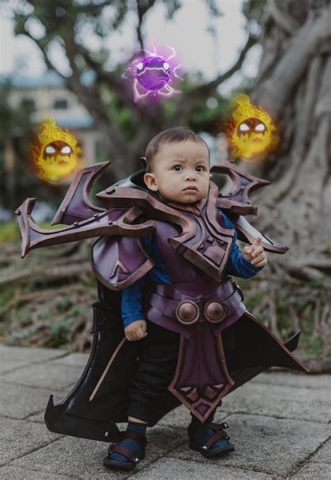 Adorable Invoker Persona cosplay for a kid’s birthday photoshoot! : r/DotA2