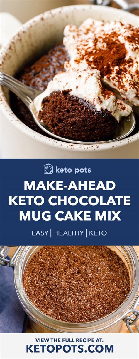 Make-Ahead Keto Chocolate Mug Cake Mix for an Easy, Quick Dessert ...