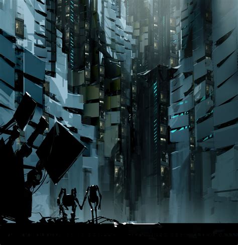 Portal 2 concept art. LOVE that game Environment Concept, Environment ...