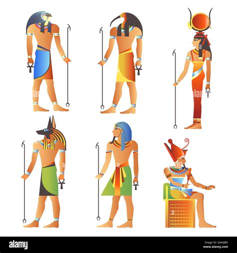 Egyptian art osiris Stock Vector Images - Alamy